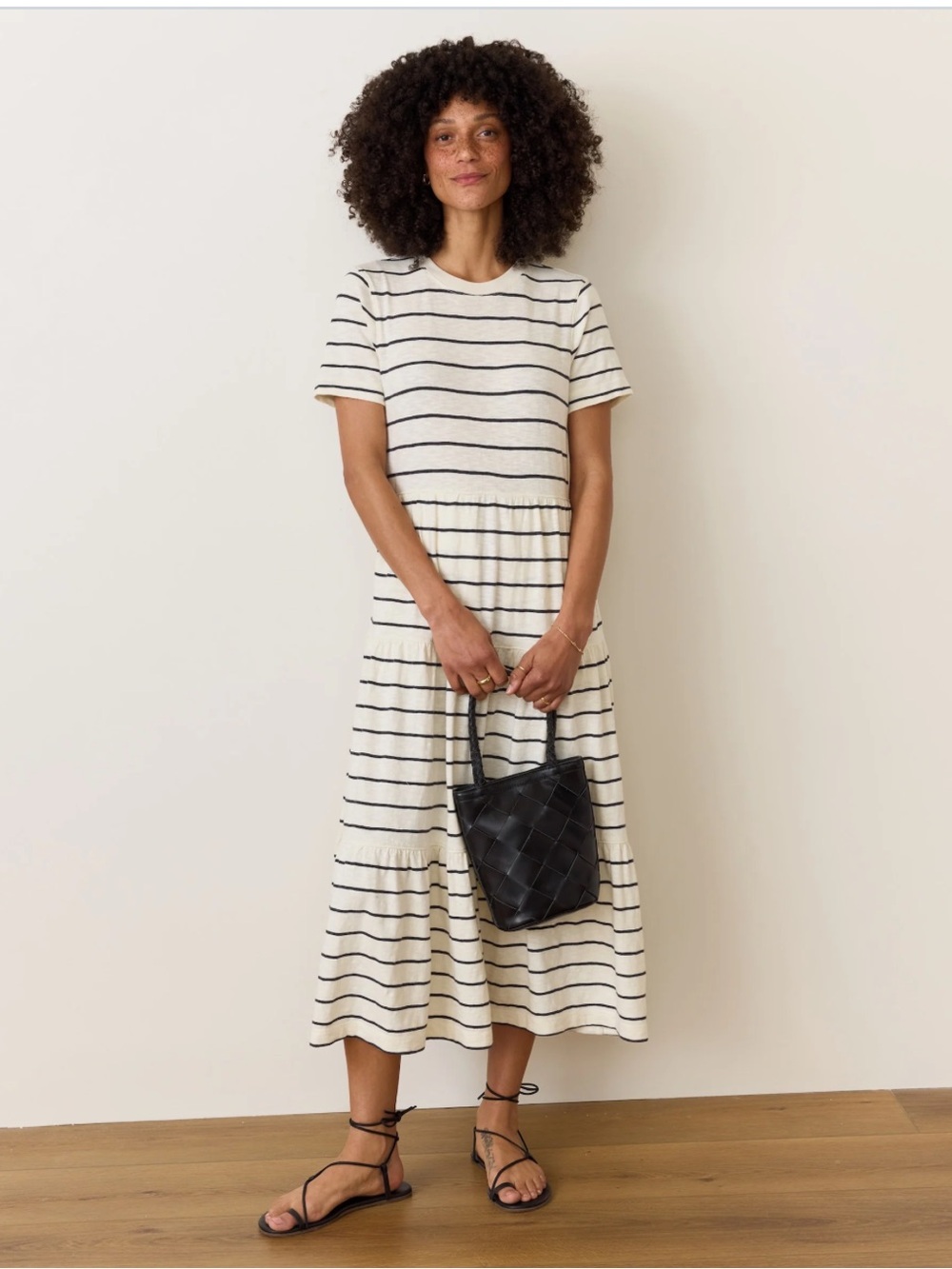 Marine Layer Sadie Vintage Slub Midi Dress